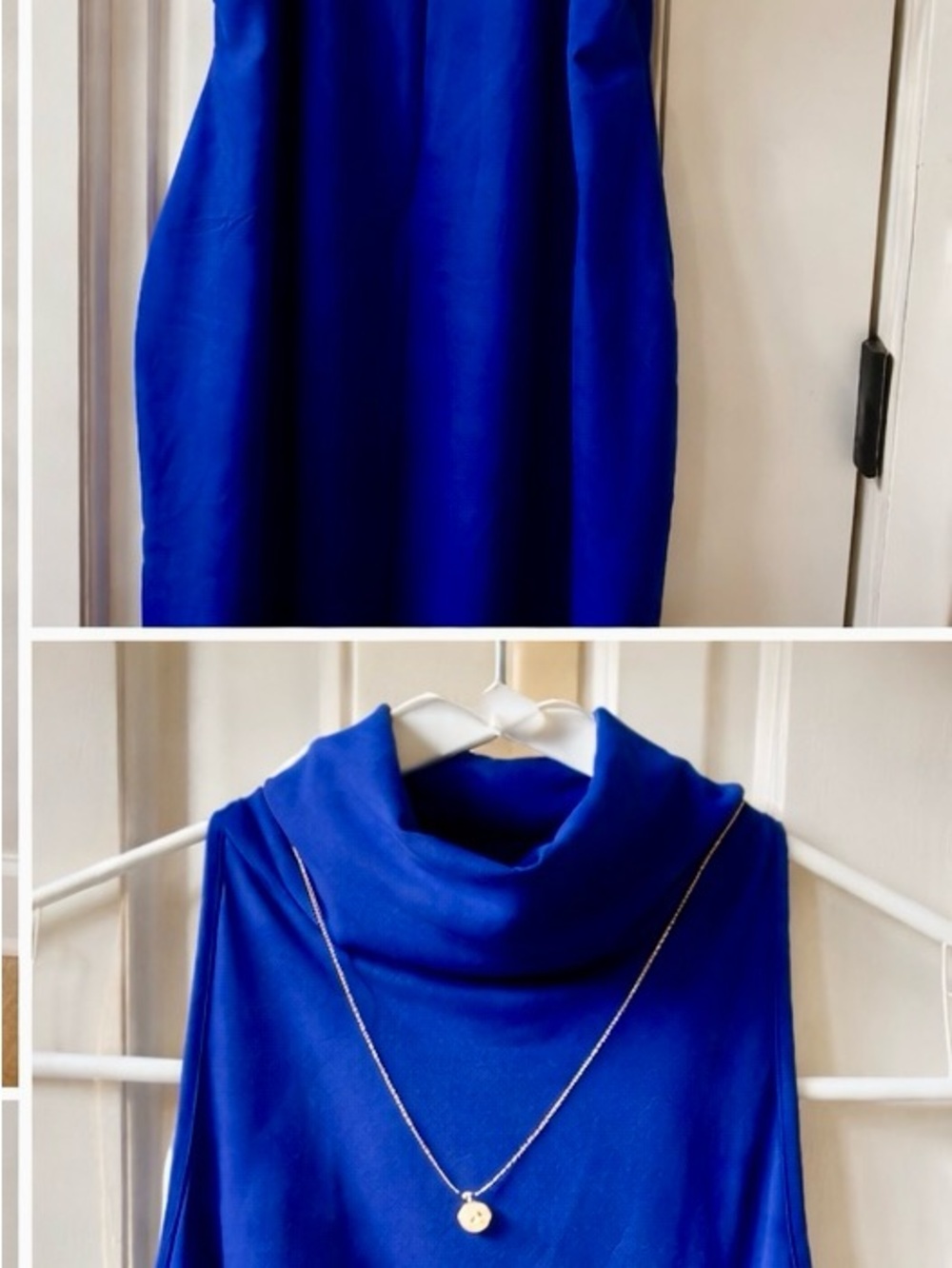 Vibrant Cobalt Blue Women's Dress 2XL
